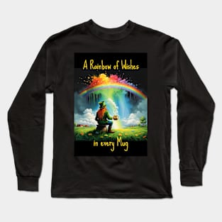 A Rainbow of Wishes in Every Mug Long Sleeve T-Shirt